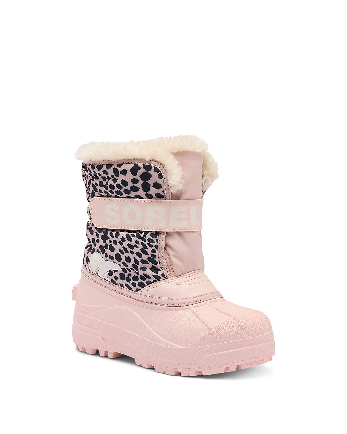 Sorel Unisex Snow Commander Faux Fur Trim Winter Snow Boots Toddler