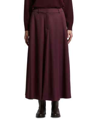 Peserico Wool Stretch Gabardine Skirt