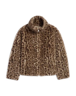 Brooks Leopard Faux Fur Coat - thumbnail 6