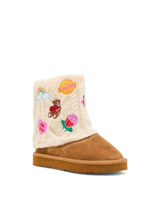 Jmochi Embellished Sweater Booties  – Little Kid, Big Kid