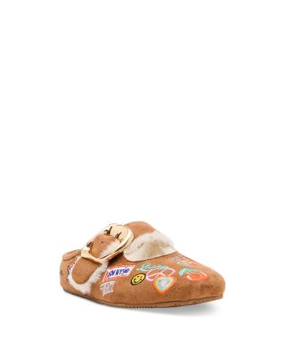 Girls' Jcloudye Cozy Faux Fur Trim Moccasins – Little Kid, Big Kid