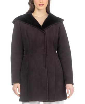 Gorski Merino Shearling Lamb Parka with Emboidered Trim