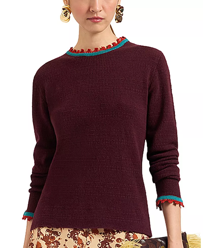 La DoubleJ Picket Crewneck Sweater