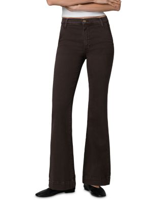The Molly High Rise Trouser Jeans in Dark Coffee Bean