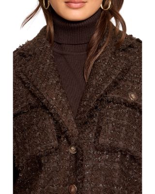 Wendy Tweed Fringe Jacket