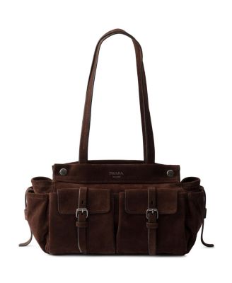 Medium Suede Tote Bag