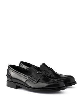 Men's Brushed Leather Loafers