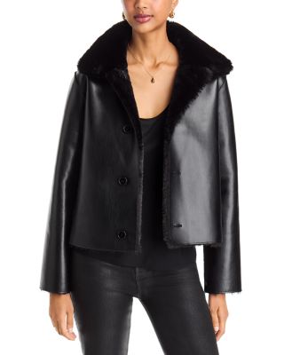 Generation Love Delphine Reversible Faux Fur Coat