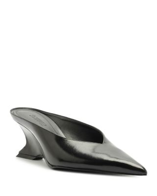 Women's Siena Leather Wedge Mules
