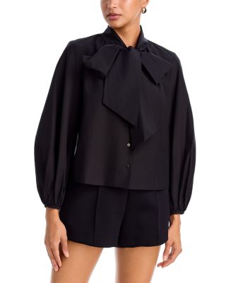 Deon Tie Neck Blouse