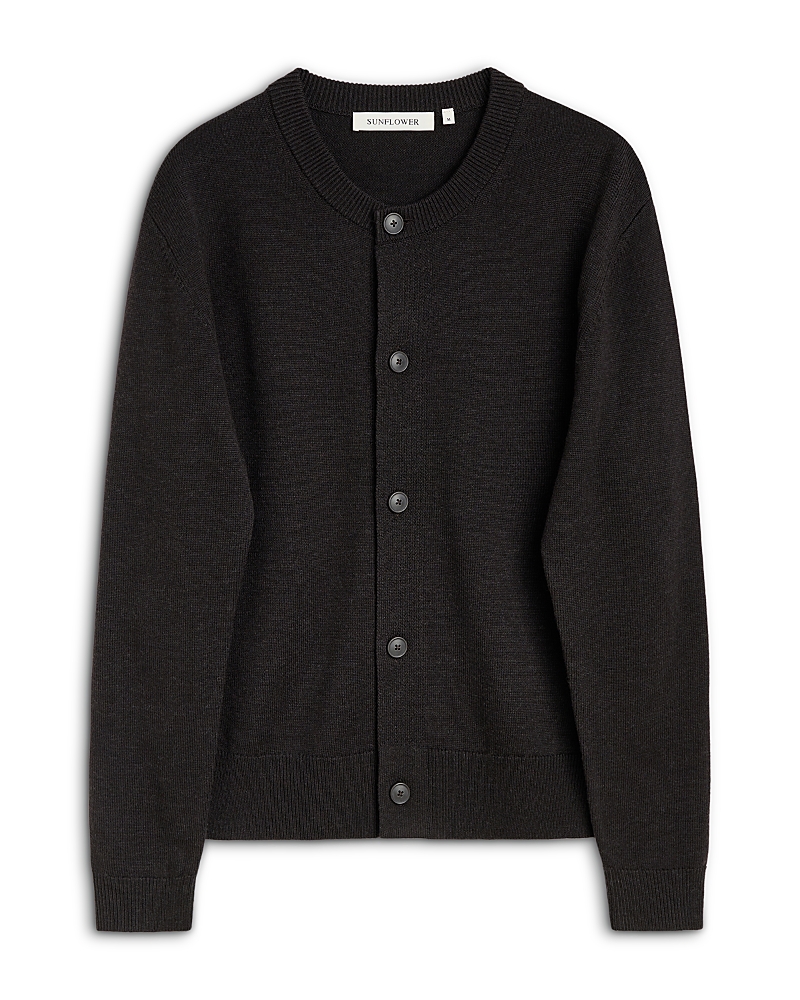 Sunflower Moon Wool Knit Button Cardigan Sweater
