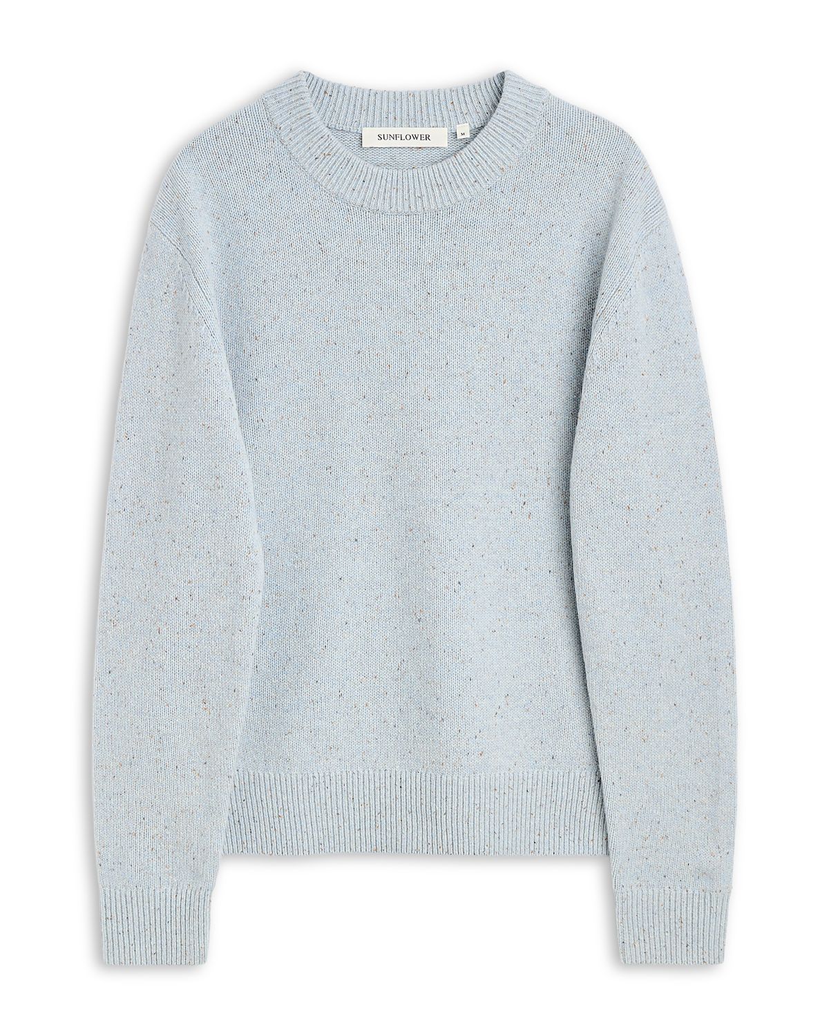 Sunflower Donegal Moon Wool Speckled Crewneck Sweater