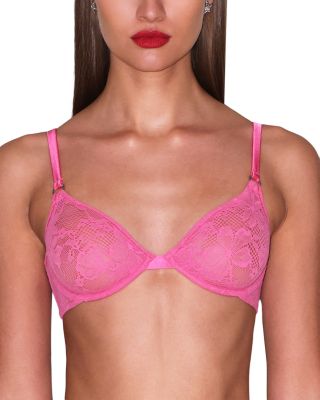 Le Stretch Multi Fit Lace Unlined Demi Bra