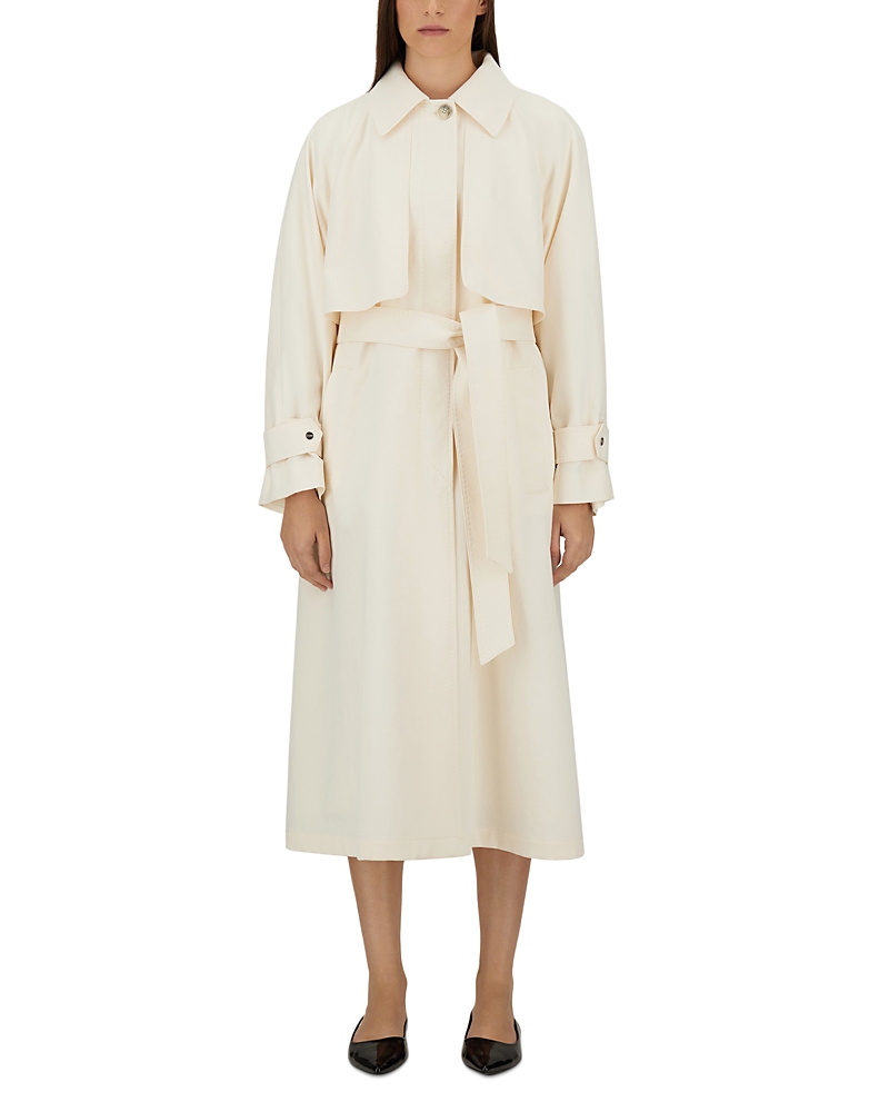 Herno Crinkled Belted Trench Coat