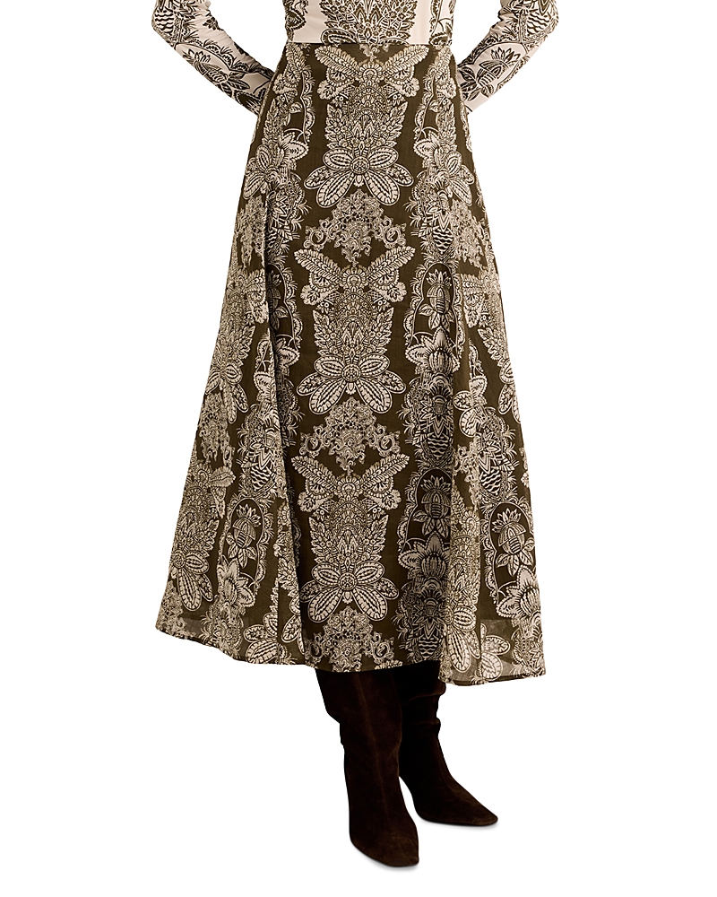 Marie Oliver Emryn A Line Midi Skirt