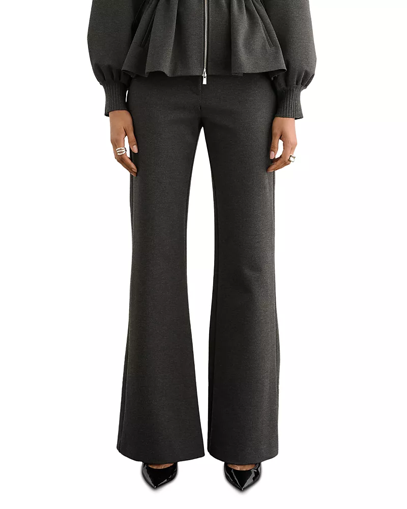 Toccin Gaia Mid Rise Flare Leg Pants