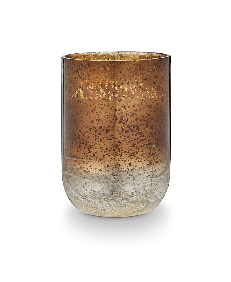 Illume Noble Holiday Woodfire Large Radiant Glass Candle, 40 oz In Brown