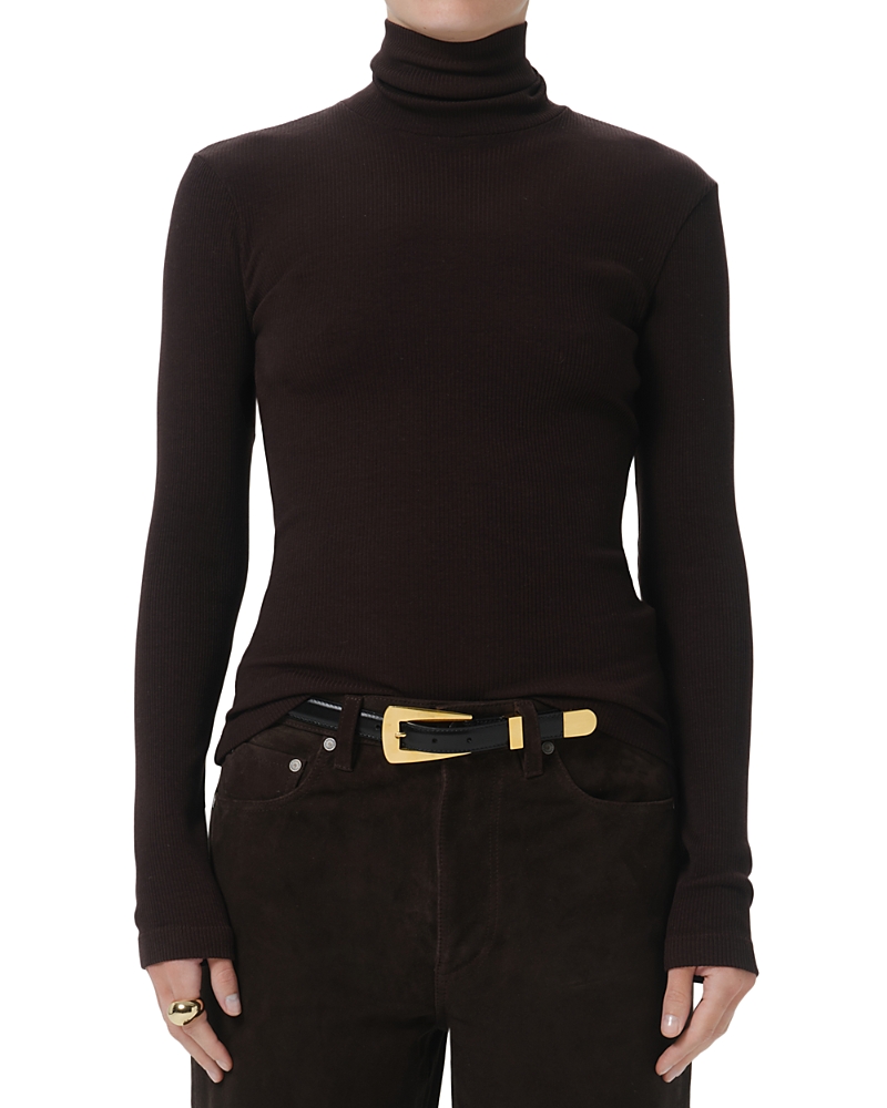 Citizens of Humanity Caradene Turtleneck Rib Knit Tee