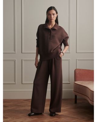 Bronya Button Placket Sweatshirt - thumbnail 2