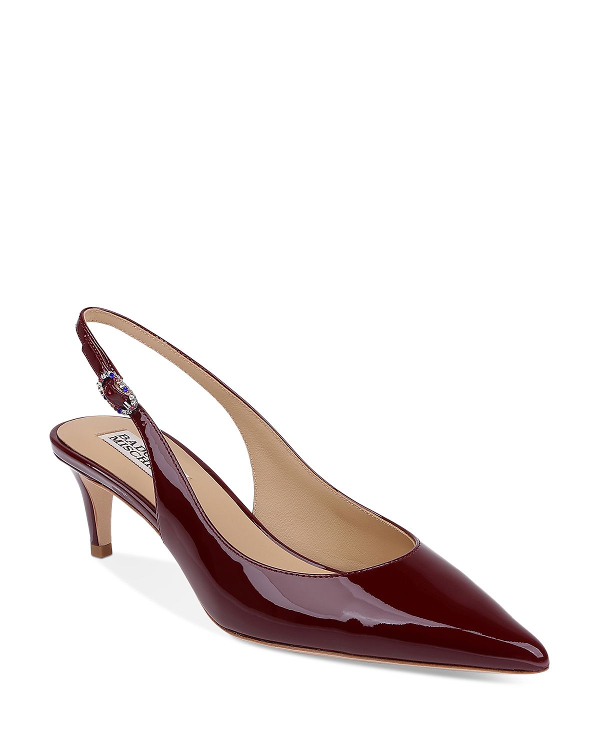 Badgley Mischka Women's Ruthie Ii Patent Leather Slingback Pumps