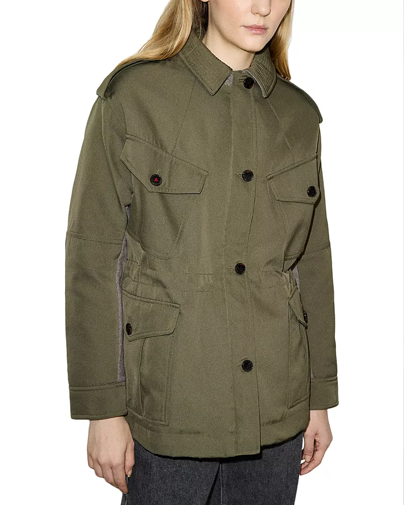 Max & Co. Mcostop Padded Gabardine Field Jacket