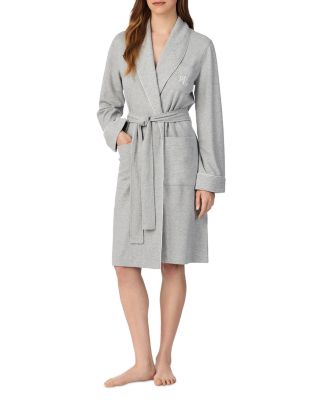 Quilted Collar & Cuffs Short Robe