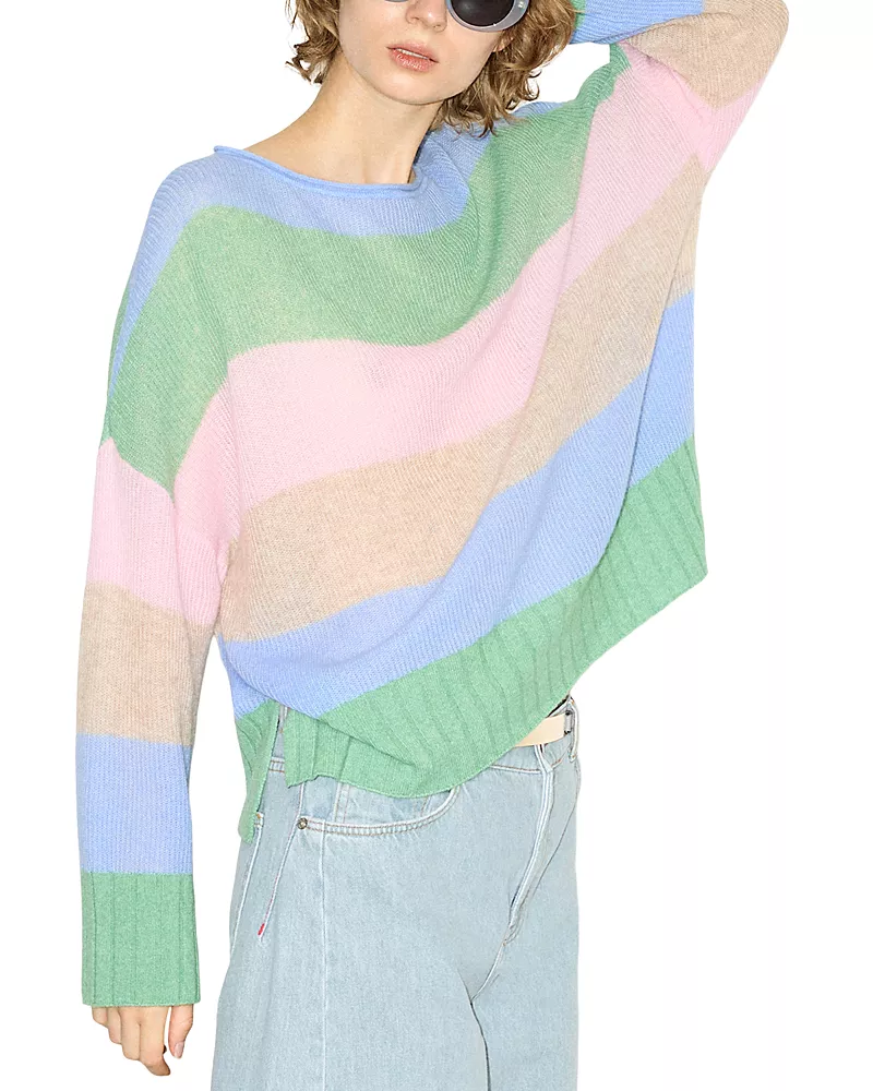 Max & Co. Stampa Stripe Oversized Sweater