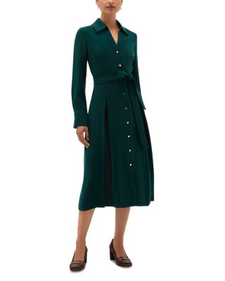 Mylie Pleated Button Front Dress