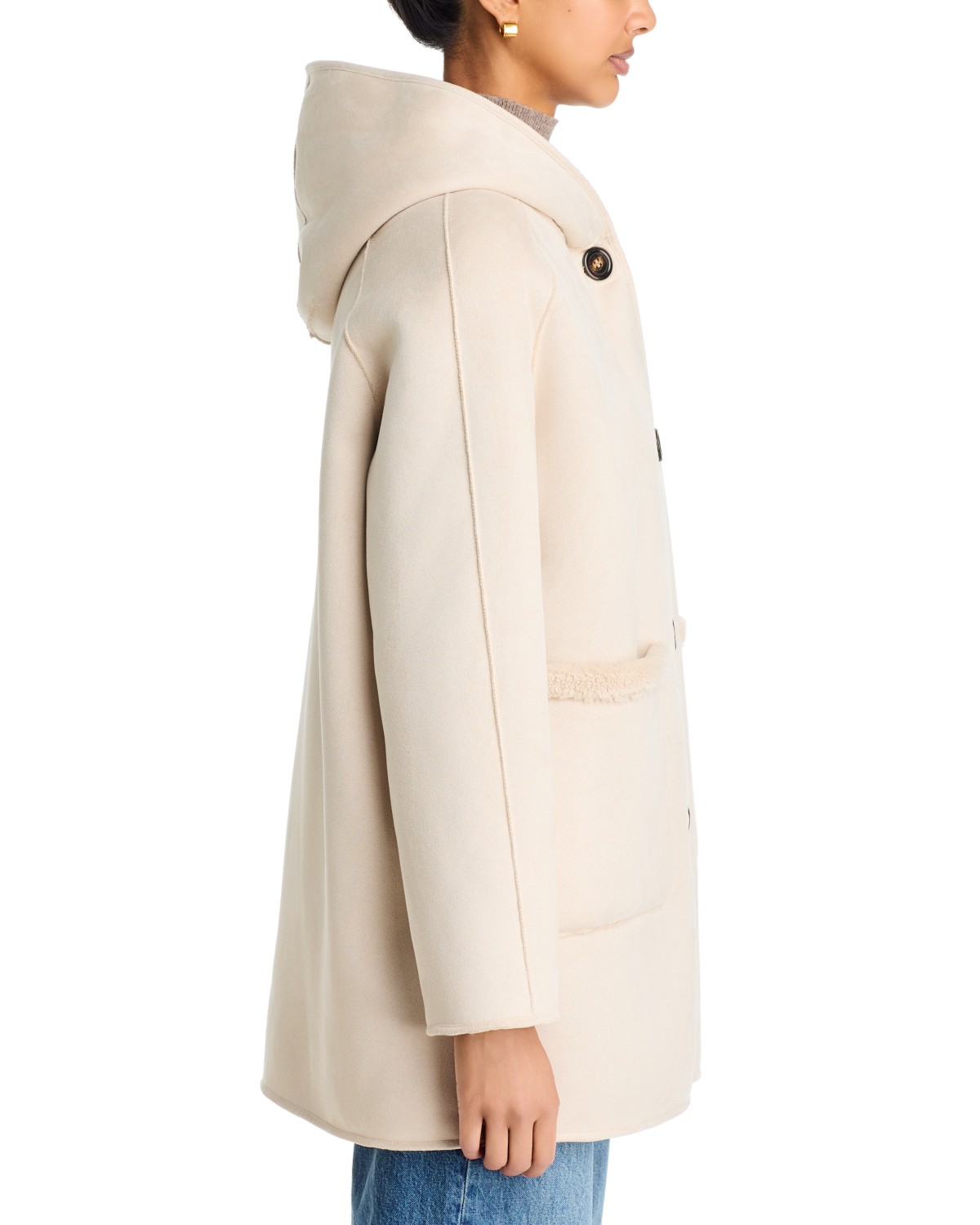 Faux Fur Reversible Parka Jacket
