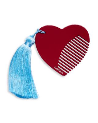 Tasseled Heart Hair Comb