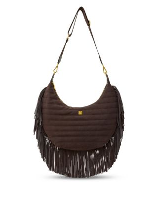 Songbird Fringed Suede Shoulder Bag