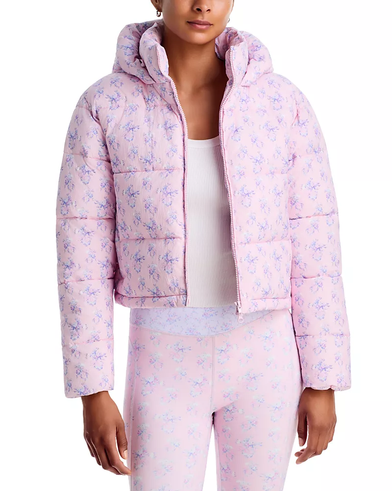 LoveShackFancy Moore Hooded Puffer Jacket