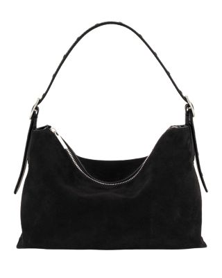 Vivian Medium Suede Hobo Bag
