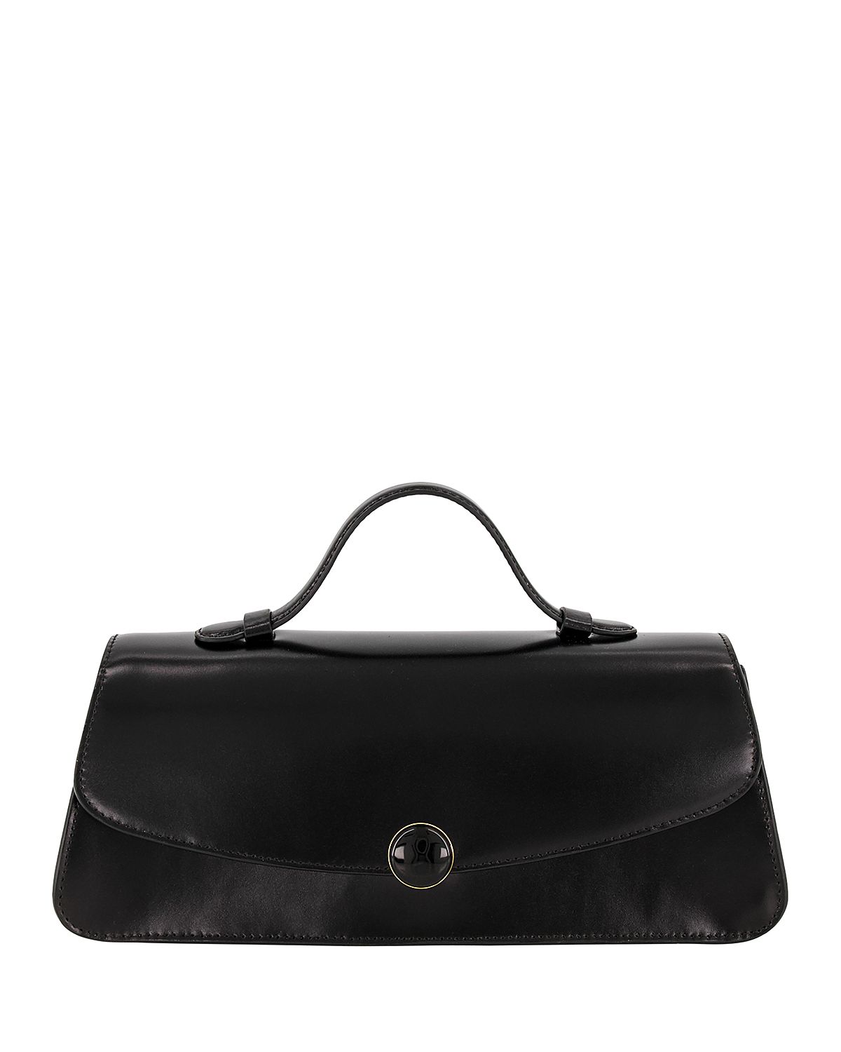 Vince Flora East/West Leather Top Handle Bag