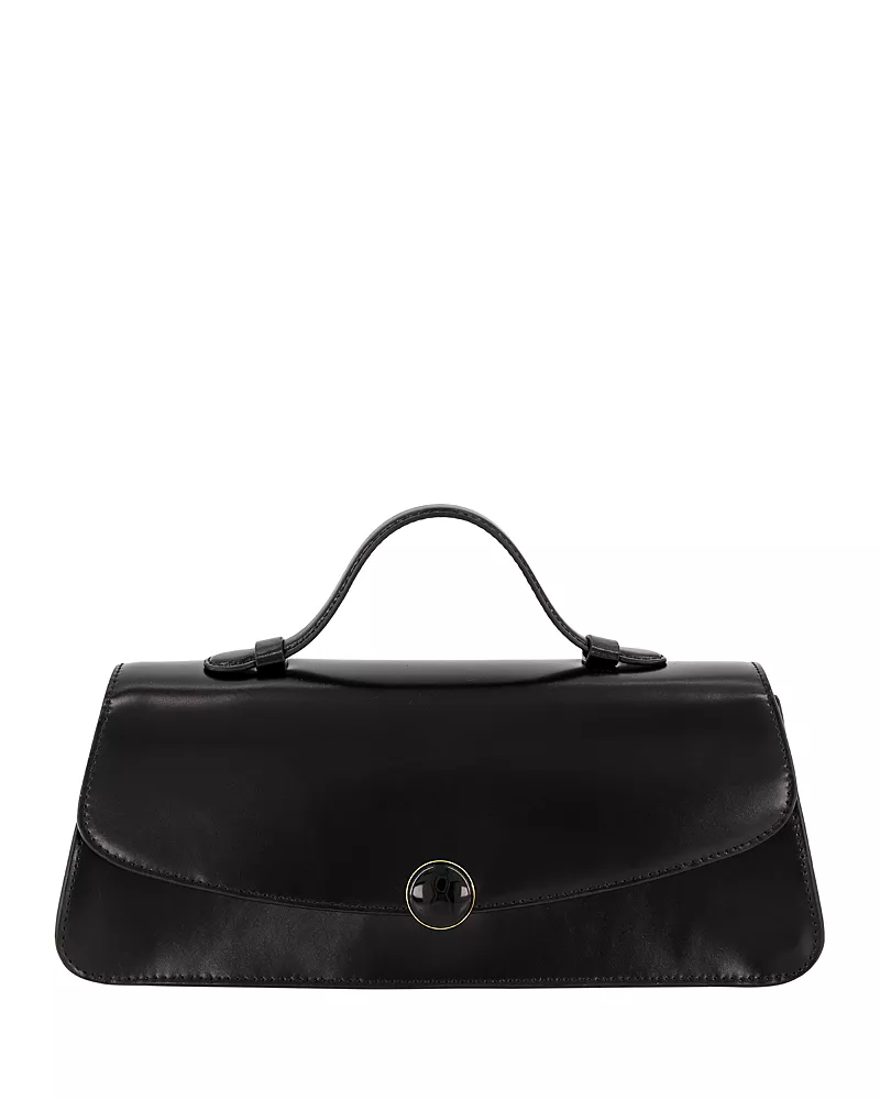 Vince Flora East/West Leather Top Handle Bag