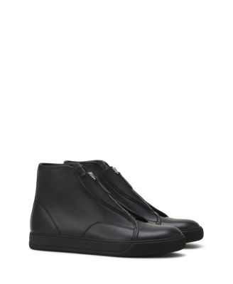 Lanvin Men's Dbb1 High-Top Sneakers in Leather