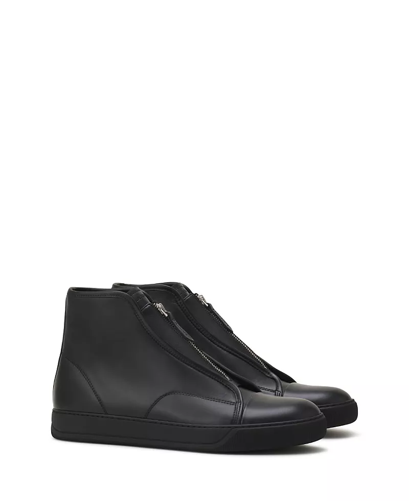 Lanvin Men's Dbb1 High-Top Sneakers in Leather