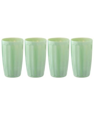 Henan Glass Soft Drink Glass  Set of 4 , 12 Oz.