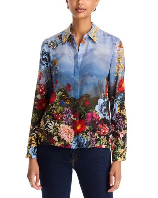 Willa Silk Placket Top