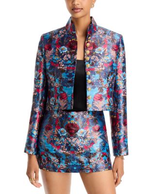 Emerson Jacquard Stand Collar Jacket
