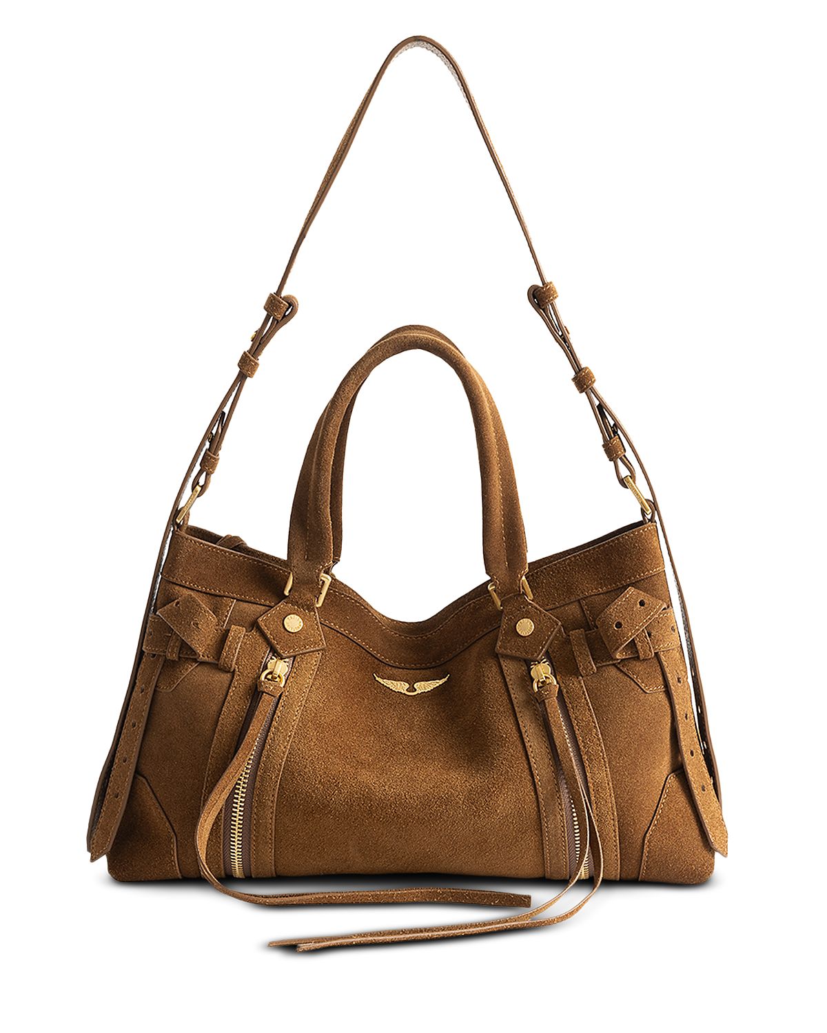 Zadig & Voltaire Madison Small Suede Shoulder Bag