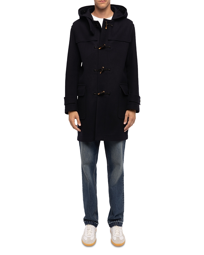 Zadig & Voltaire Mael Wool Blend Hooded Duffle Coat