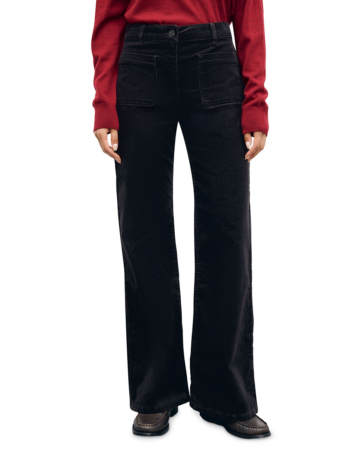 Gerard Darel Mael Cotton Stretch Flare Pants