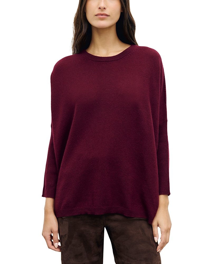 Gerard Darel Reta Cashmere Ribbed Sleeve Sweater · OS