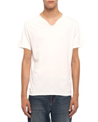 Monastir Cotton Logo Henley T-Shirt