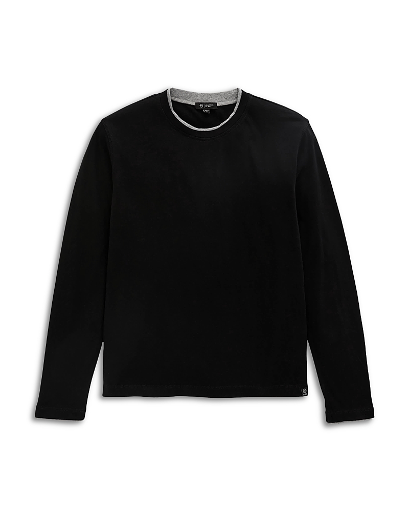 Ag Cotton Classic Fit Contrast Crewneck Shirt