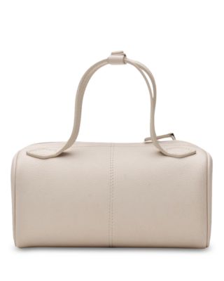 Jane Structured Faux Leather Top Handle Bag