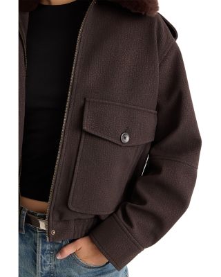 The Better Than Leather Faux Leather Bomber Jacket - thumbnail 5