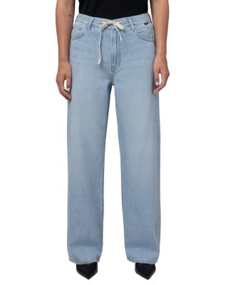  Women's Nella Adjustable Drawstring Wide Leg in Bleached Well Blue