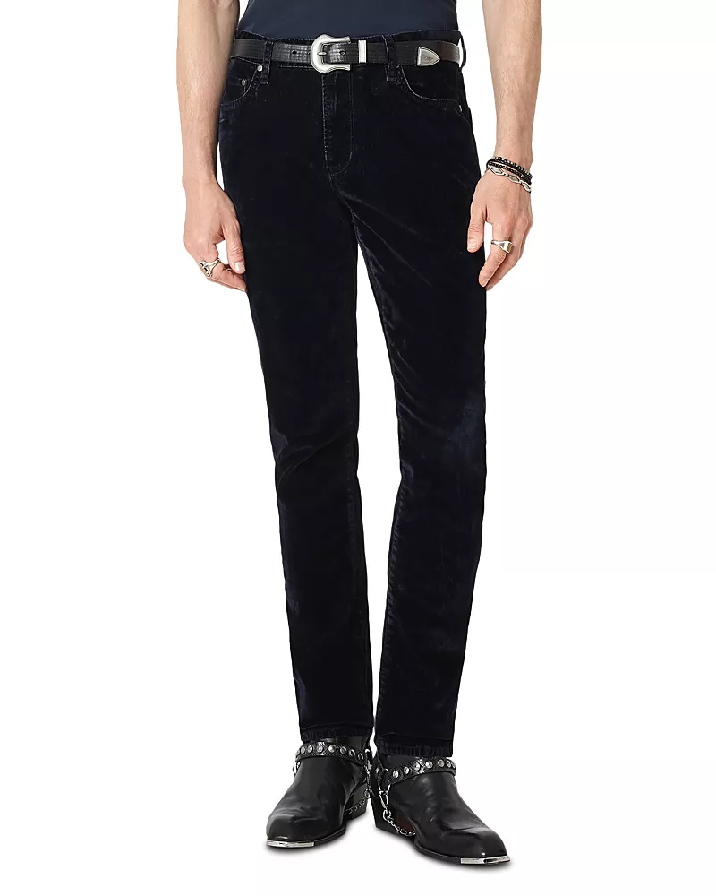 John Varvatos Pick Up Cotton Blend Slim Fit 33 Jeans in Navy